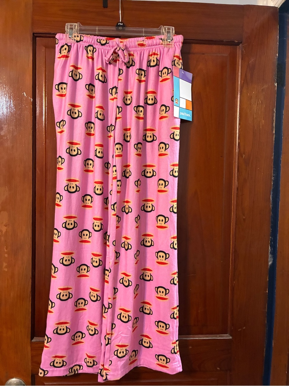Paul Frank Pink Monkey Face Pajama Bottoms